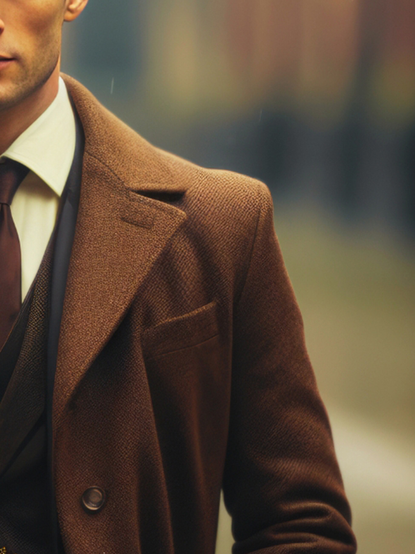 Cognac Archway Coat-thumb
